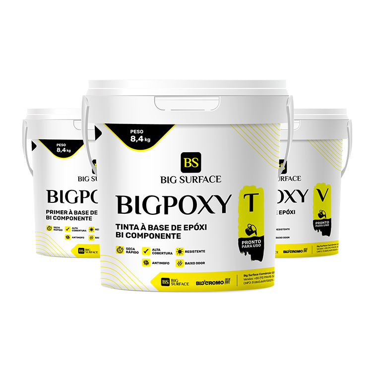 Produto Big Poxy Epóxi para superfícies grandes
