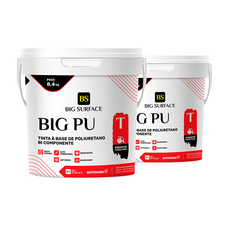 Produto Big PU Tinta, ideal para acabamento
